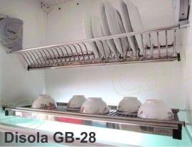 Kệ úp bát đĩa tủ trên cariny gb28