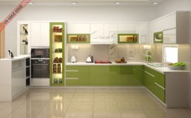 Tủ bếp acrylic 12